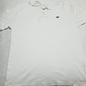 Wrangler Jeans Co White Polo Shirt (L)